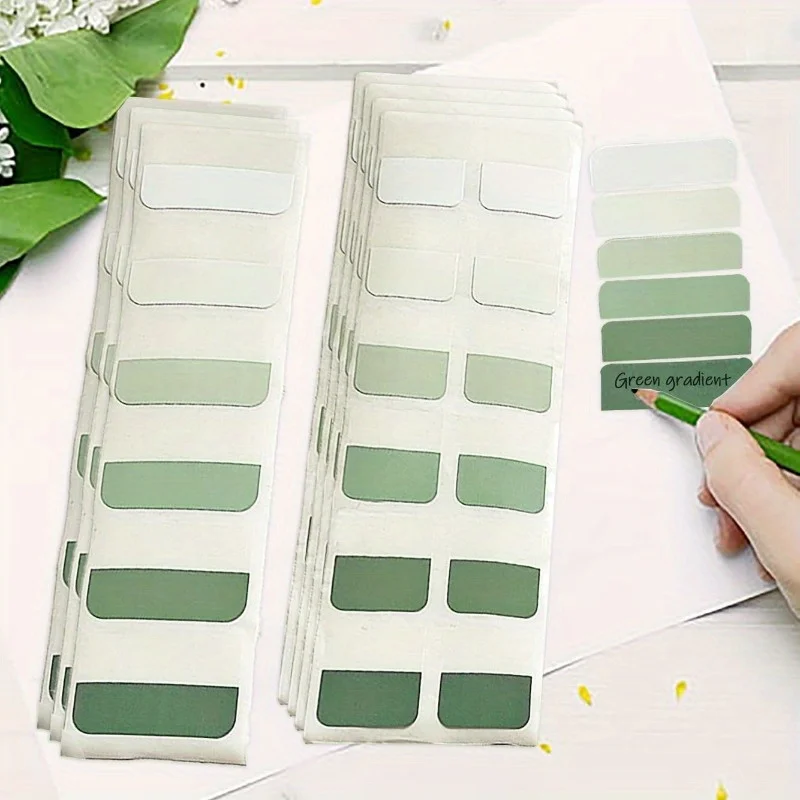 علامات تبويب مؤشر لاصقة شفافة متوسطة، ملصقات تحديد المواقع قابلة لإعادة الاستخدام، علامات تبويب ملاحظات لتصنيف الكتب والمستندات، للمكتب #5