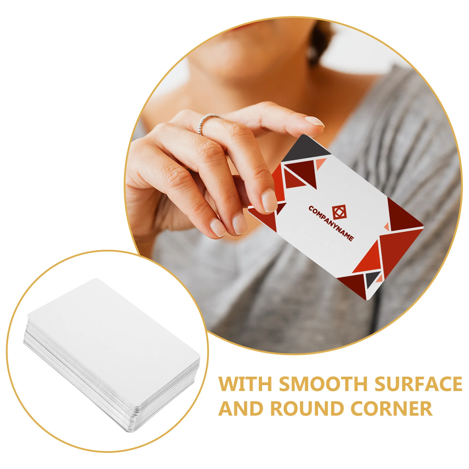 100Pcs Blank Metal Cards Sublimation Business Card Blanks Highgrade Sturdy Material Sublimation Business Cards