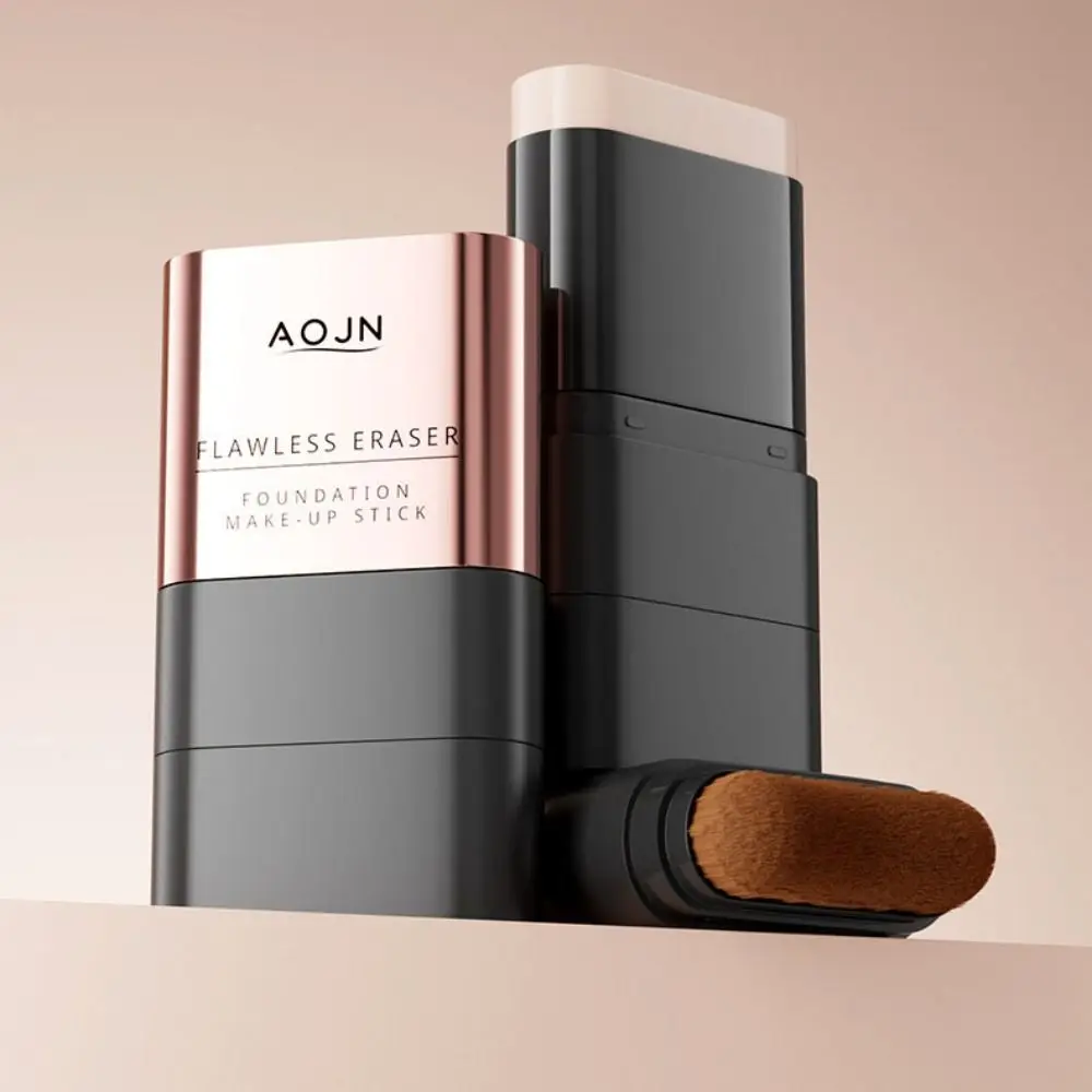 

Water Light Hydrating Powder Brush with Brush Skin Beauty Dual Head Concealer Brighten Skin Tone Long Lasting Concealer Stick