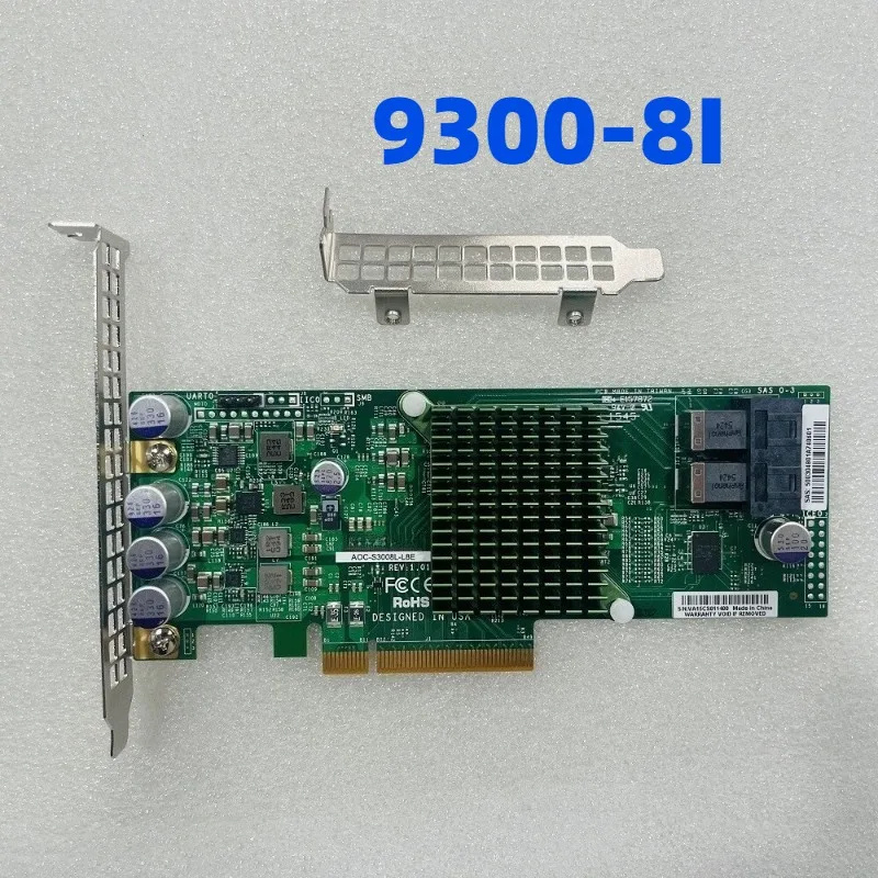 

Original S3008L 9300-8I 12Gbps HBA IT mode ZFS FreeNAS unRAID + 2 * SFF-8643 SATA-