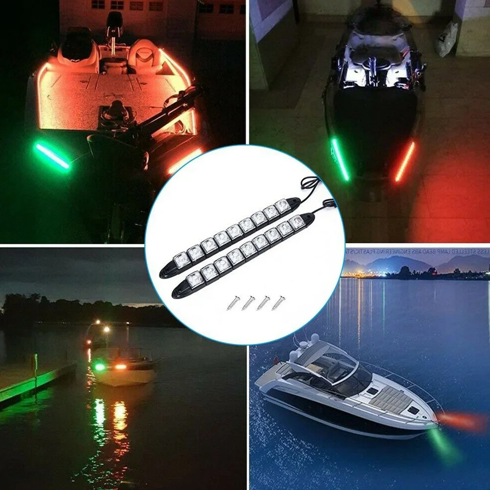 

2 pcs Waterproof Led Signal Light Strip Daytime Running Lamp For Boat Car Backup Reversing Stop Lamp Navigation Lighting