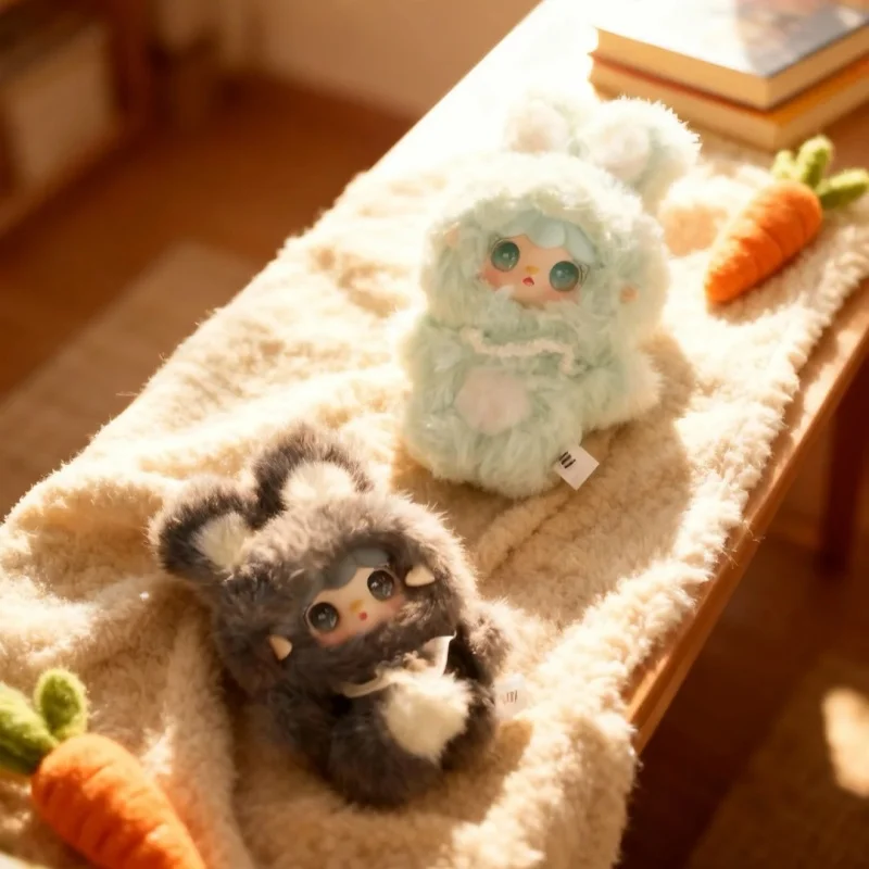 Подлинная в наличии Yooki Oxygen Jump Little Rabbit Series слепая коробка милая плюшевая кукла модная игровая сумка кулон подарок на день рождения для девочки