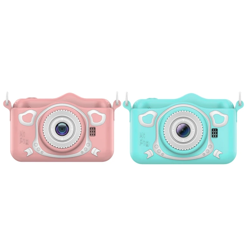 NEW-A16 Children's Digital Camera, Cartoon Digital Camera Mini Cartoon 3.5Inch 1080P Screen Camera For Children's