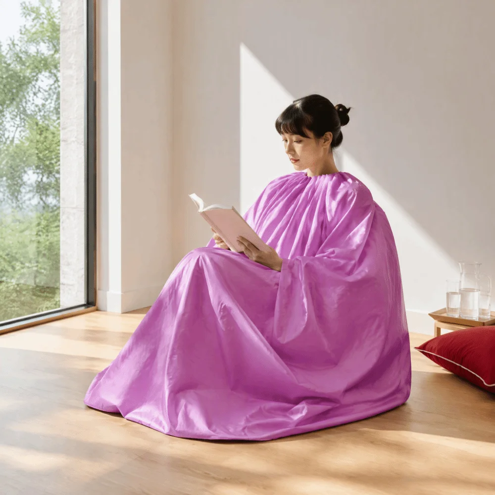 Full Body Sauna Suit Whole Body Stand Frame Sauna Blanket Portable Home Design Bracket Frame Steam Bath Tent Personal Use