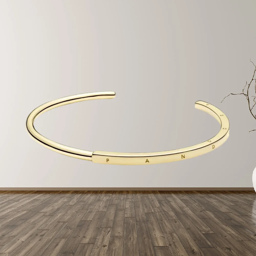 

14k Gold Plated Open Bangle Bracelet