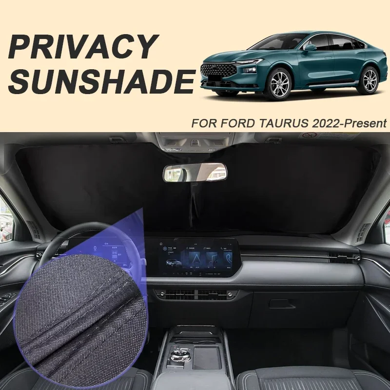 

Car Black Window Privacy Sunshade Auto Anti-UV Heat Insulation Protect Cover Interior Accessory For FORD TAURUS 2022-Present