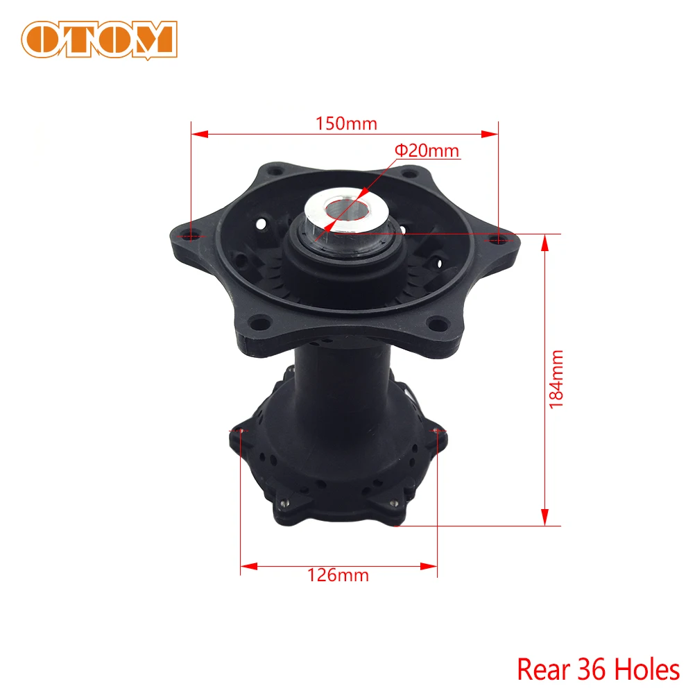 Motorcycle Accessories Rear Wheel Hub 36 Hole Rim Spoke For KTM HUSQVARNA SX SXF XC EXC EXCF XCW 2000-2018 FC FE TC TE 2014-2019 - view 2