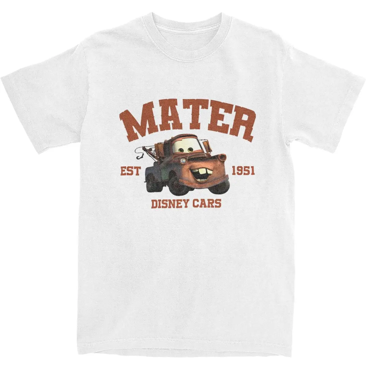 Mater Est 1951 Cars T Shirt Summer Vintage T Shirts Cotton Leisure Tee Shirt For Man Short Sleeve Print Tees