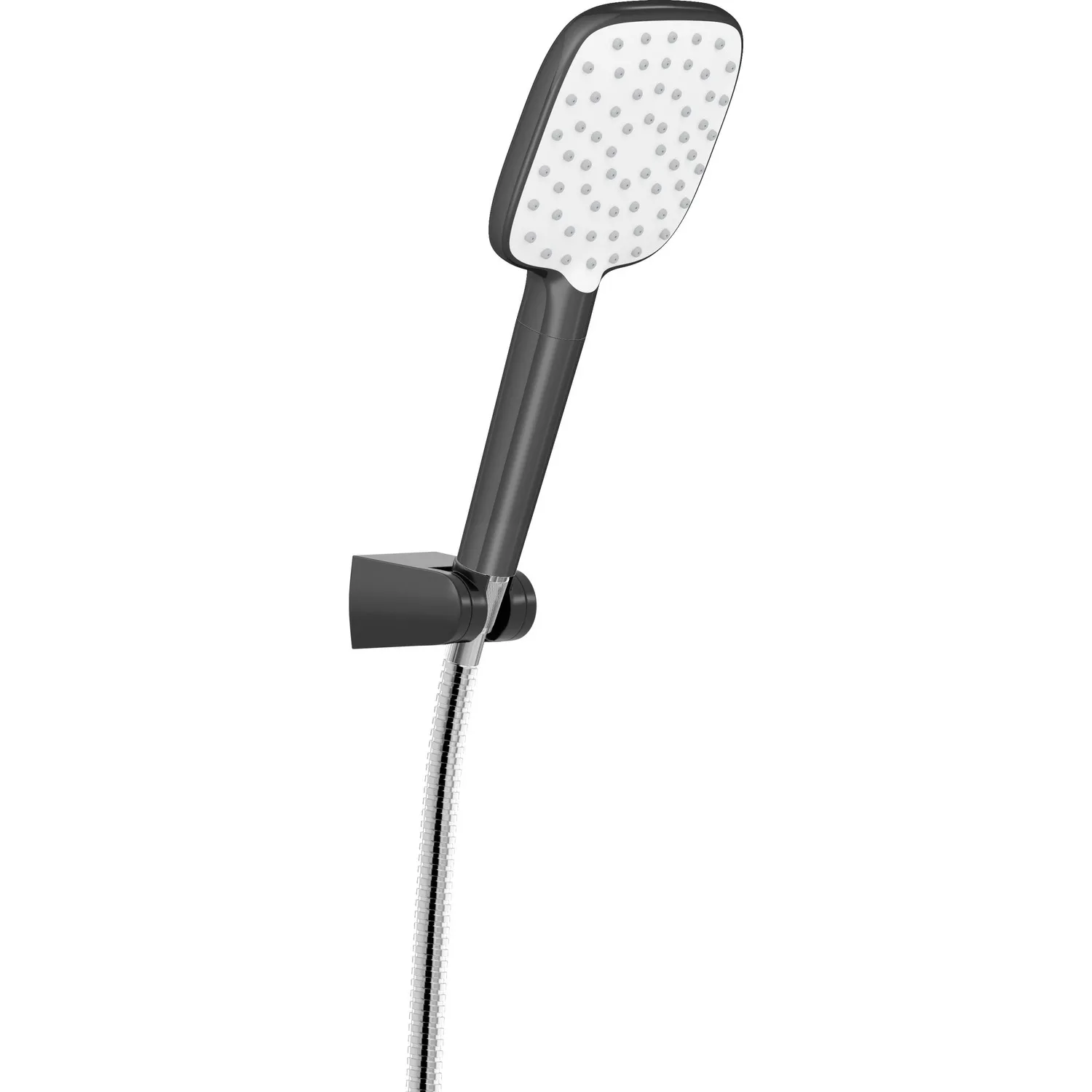 Baymera Harmony Black Hand Shower Set VLTM-7210 Stylish Design Long Lasting Use Ergonomic Useful Form Black Shower Hanger