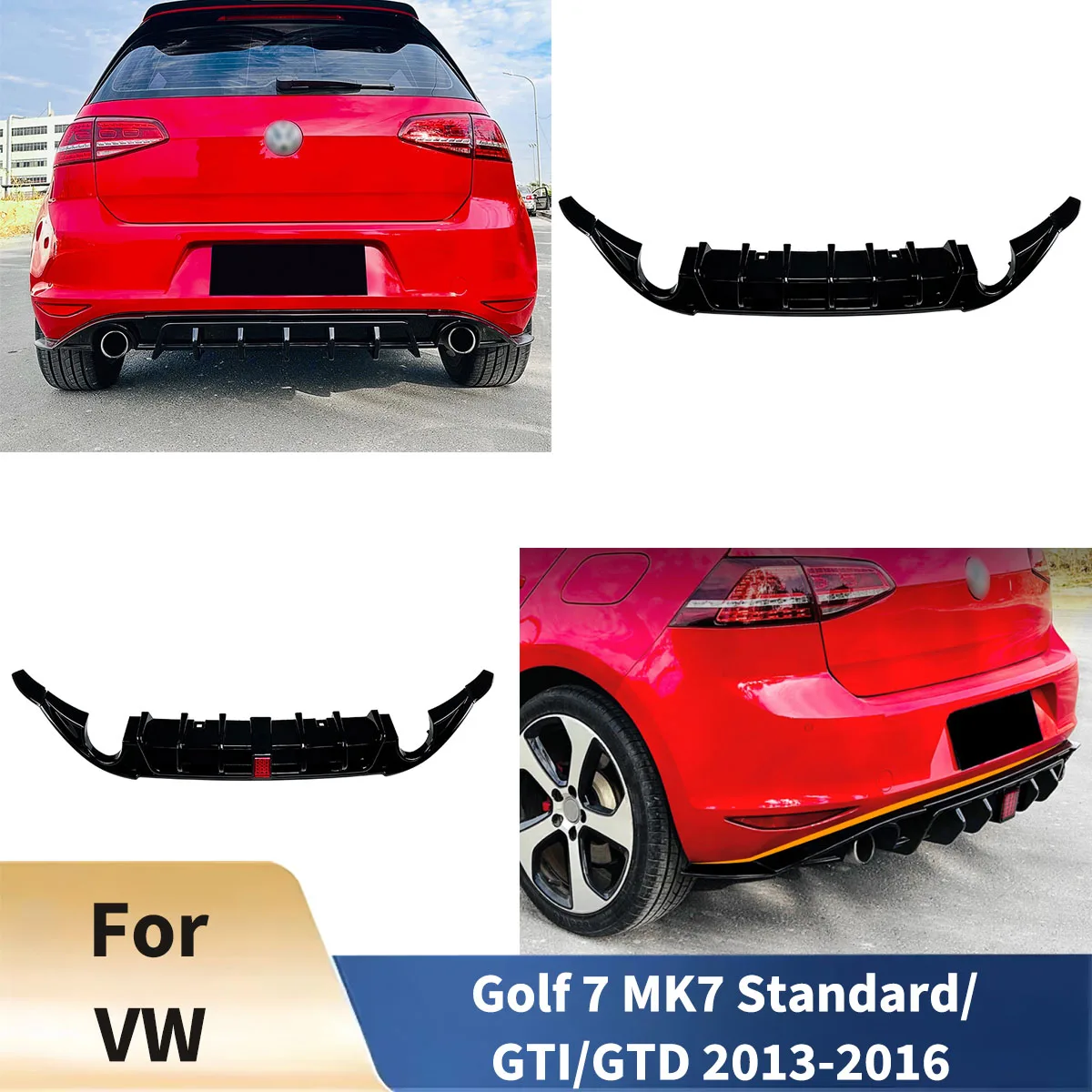 Car Rear Bumper Lip…