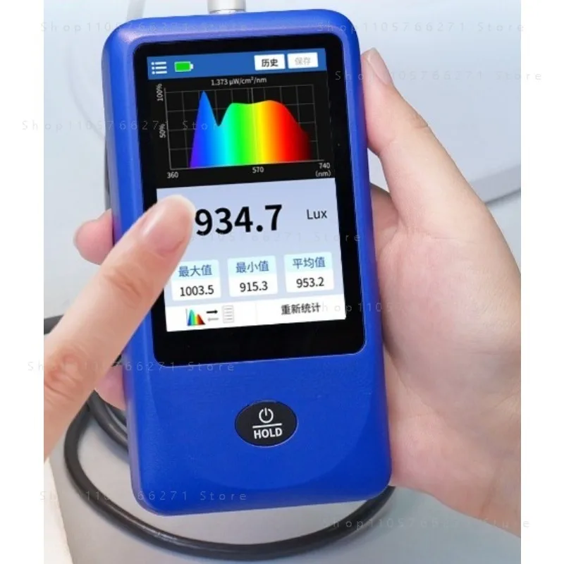 Household high-precision stroboscopic illuminance meter, light meter, color temperature tester