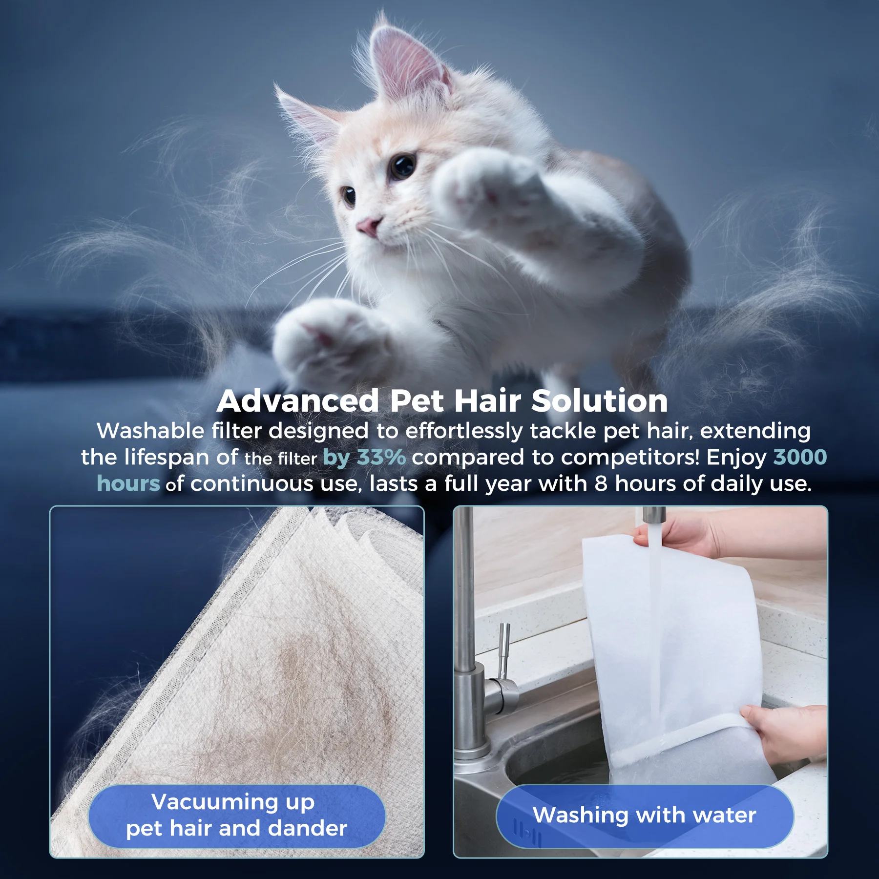 대형 방용 AROEVE 공기청정기1,782 평방피트 스타 프로젝터, 스마트 와이파이, UV 기능, 전 가정용 세척 가능한 필터 포함