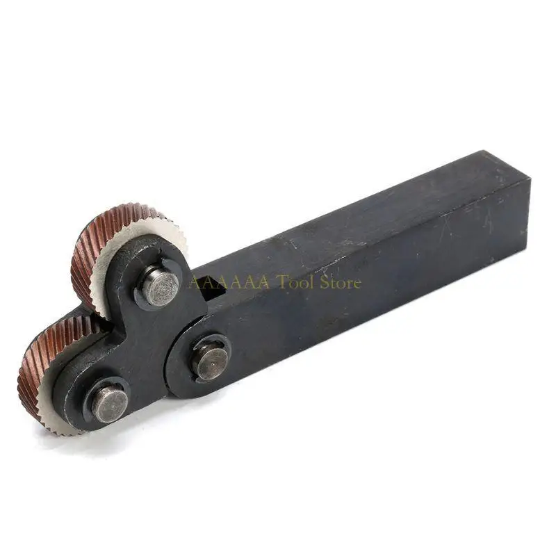 

A2BE 7PCS Knurling Tool Linear Knurl Set Steel Lathe Cutter Wheel Tool Holder Hob Set
