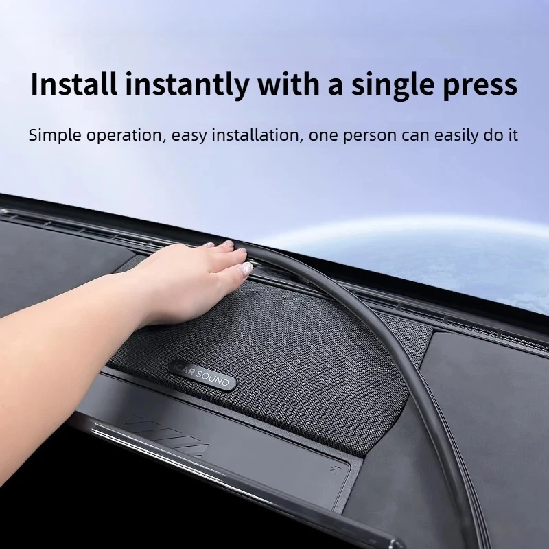 

For Chery iCAUR iCAR V27 2026 Car Front Windshield Sound Insulation Seal Strip Dashboard Gap Anti-Leak Strip Upgrade Accessories