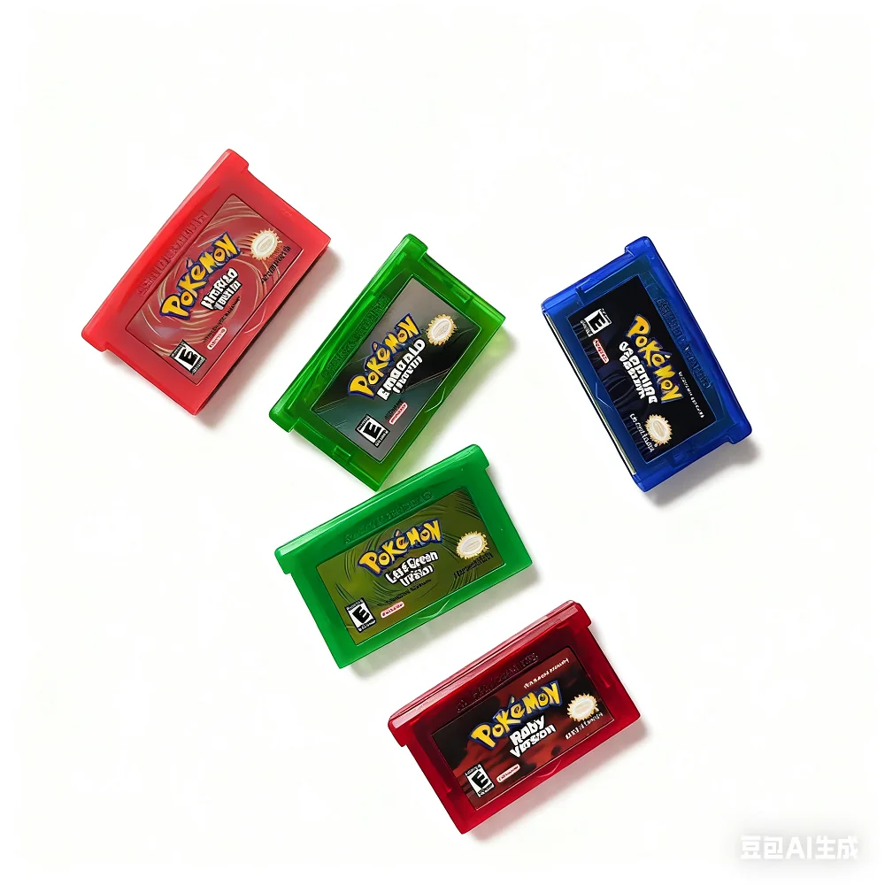 

GBA Game Series 32-битный картридж для видеоигр Консольная карта ИЗМЕРИАЛЬНАЯ ПЕРВЕРНАЯ LEAFGREEN RUBY SAPPHIPE