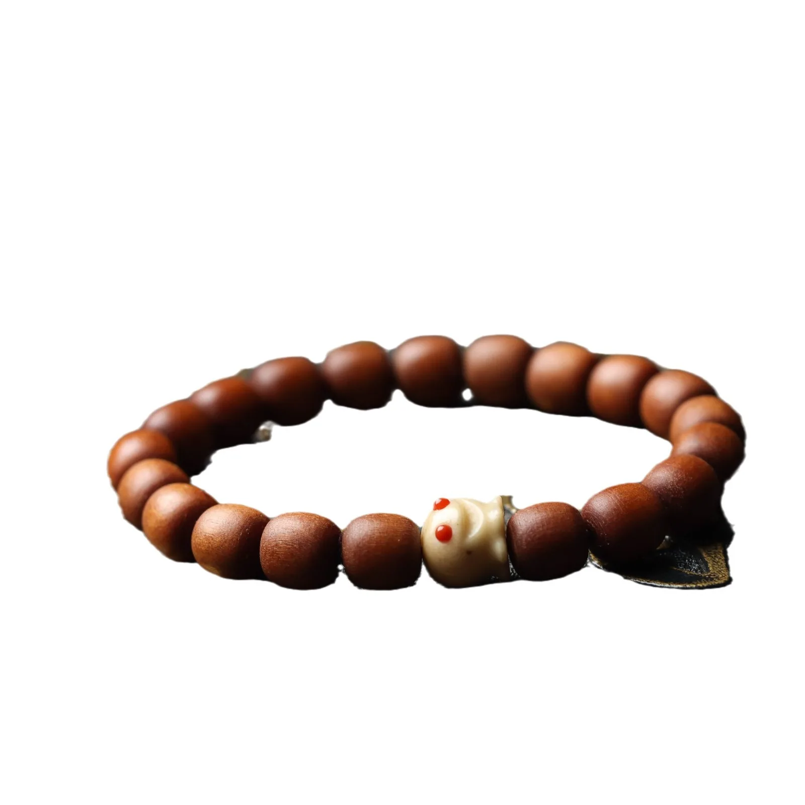 Indian Old Mountain Sandalwood DIY Bracelet Single Circle Personalized Unisex Wenwan Buddhist Beads Festival Gift
