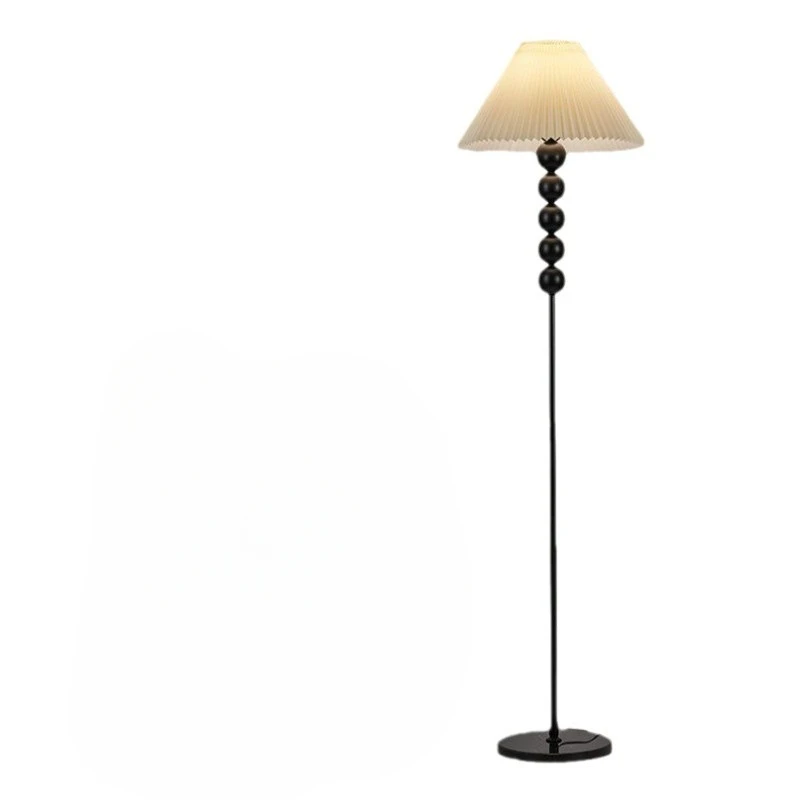 Retro Pleated Floor Lamp Living Room Bedroom Decoration Atmosphere Lamp Creative Simple Flower Floor Lights Sofa Bedside Lamp - view 6