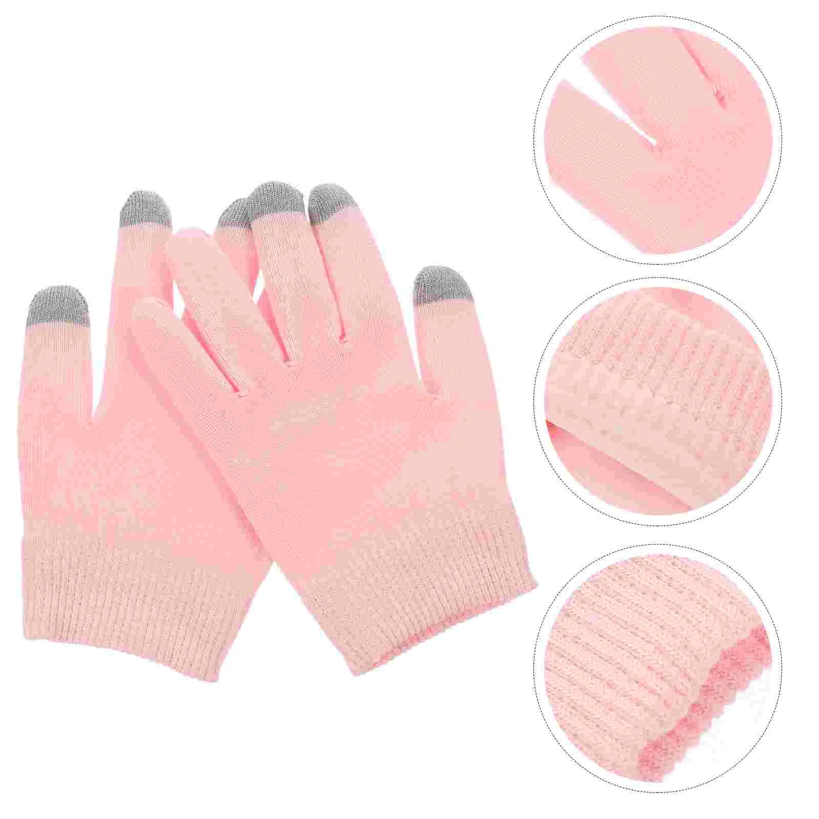 

Womens Gloves Moisturizing for Dry Hand Lotion Care Gel Caring Pink Protection Women's