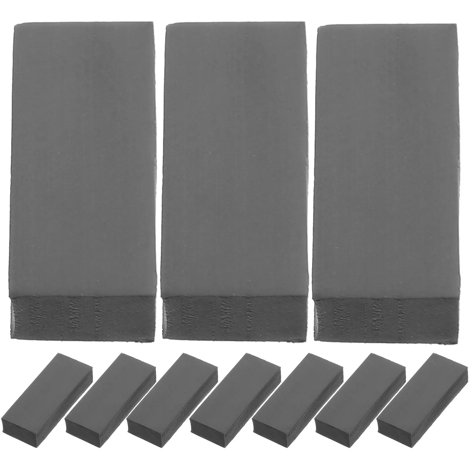 10 Almohadillas de Goma Fotosensibles de 7 mm de Grosor, Pequeñas y Cortables, Material Portátil para Sellos DIY, Accesorio de Goma para Estampado
