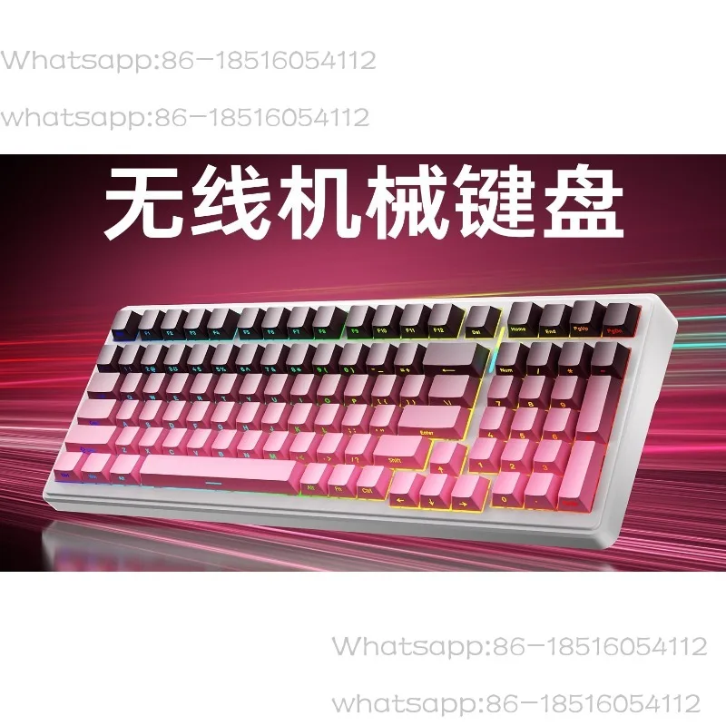 F99 mechanical keyboard wireless bluetooth three-mode desktop computer customized office game e-sports dedicated