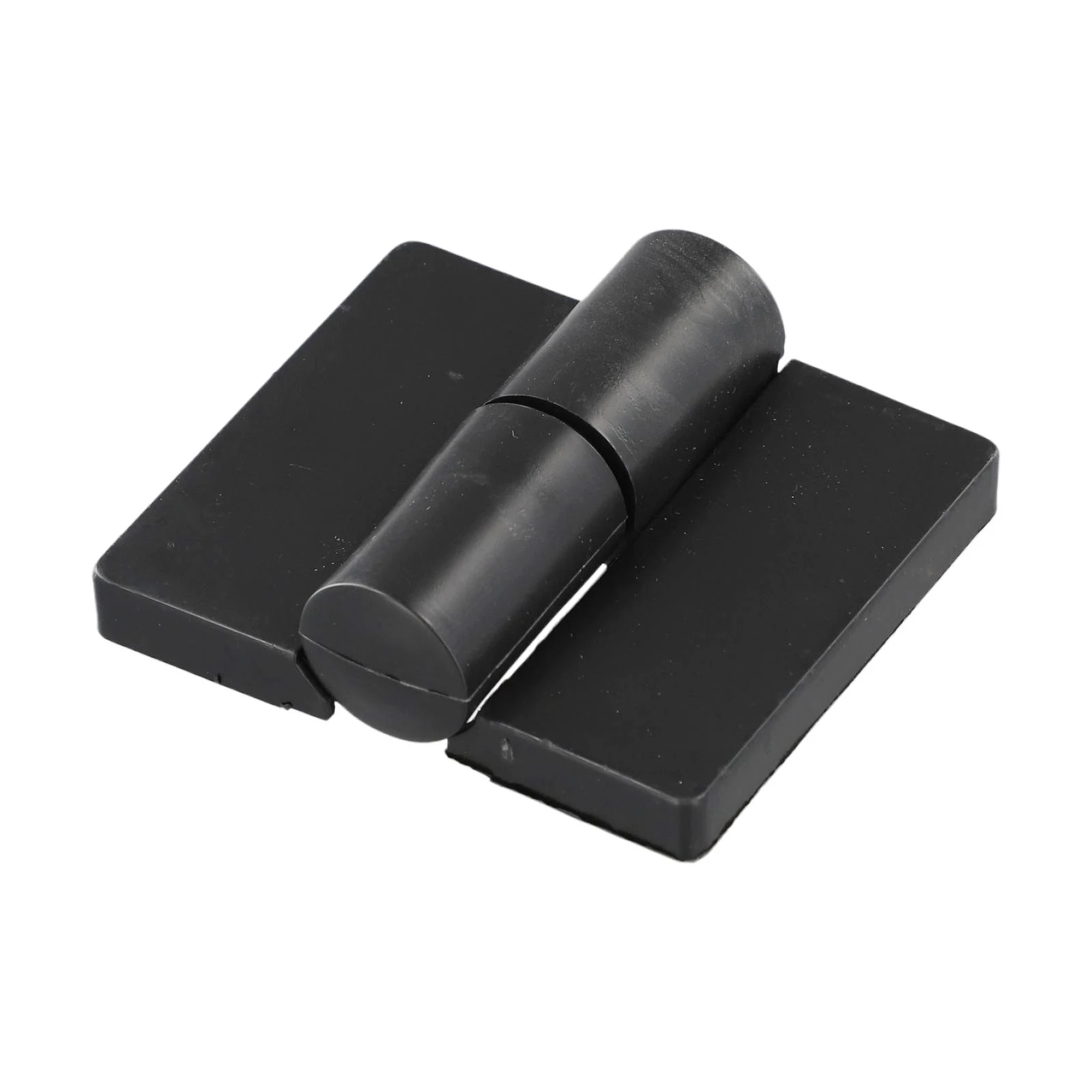 Home Improvement Hinge Door Hardware Door Hinge For Public Toilet Accessories Black Color Easy To Install Nylon