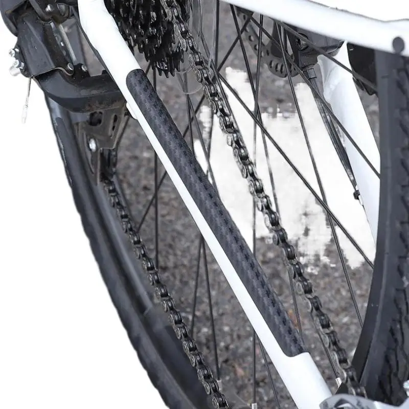 AliExpress NONE 〔E〕1 Set Chain Care Guard Cover Bicycle Chain Protector Black Cycling Frame Chain Stay Posted Protector Bike Accessories