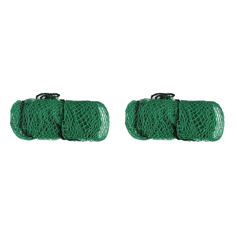 

2X Golf Practice Net Heavy Duty Netting Rope Border Sports Barrier Training Mesh Golf Training Accessories 2X2meters