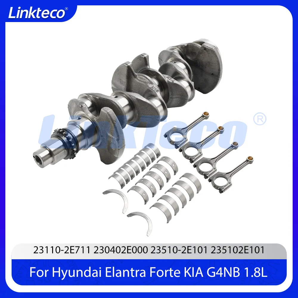 Engine Parts Crankshaft Connecting Rod Bearing Set Fit 1.8 T L L4 DOHC G4NB For 10-21 Hyundai Elantra Kia Forte K4 1.8L 1.8T