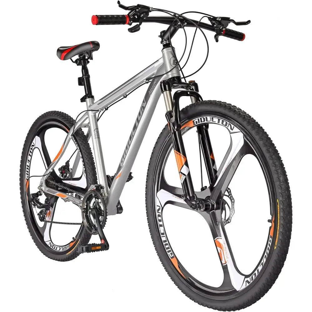 

29 Inch Mountain Bike,19 Inch e 21 Speed ycle, 29ER Bike, Lock-Out Suspension ork MTB or Mens