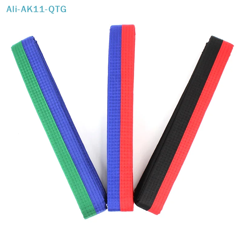 ¡Oferta! Cinturones de colores para Taekwondo, cinturones de algodón para artes marciales, Judo, Karate, TKD, Aikido, cinturón de uniforme para niños y adultos