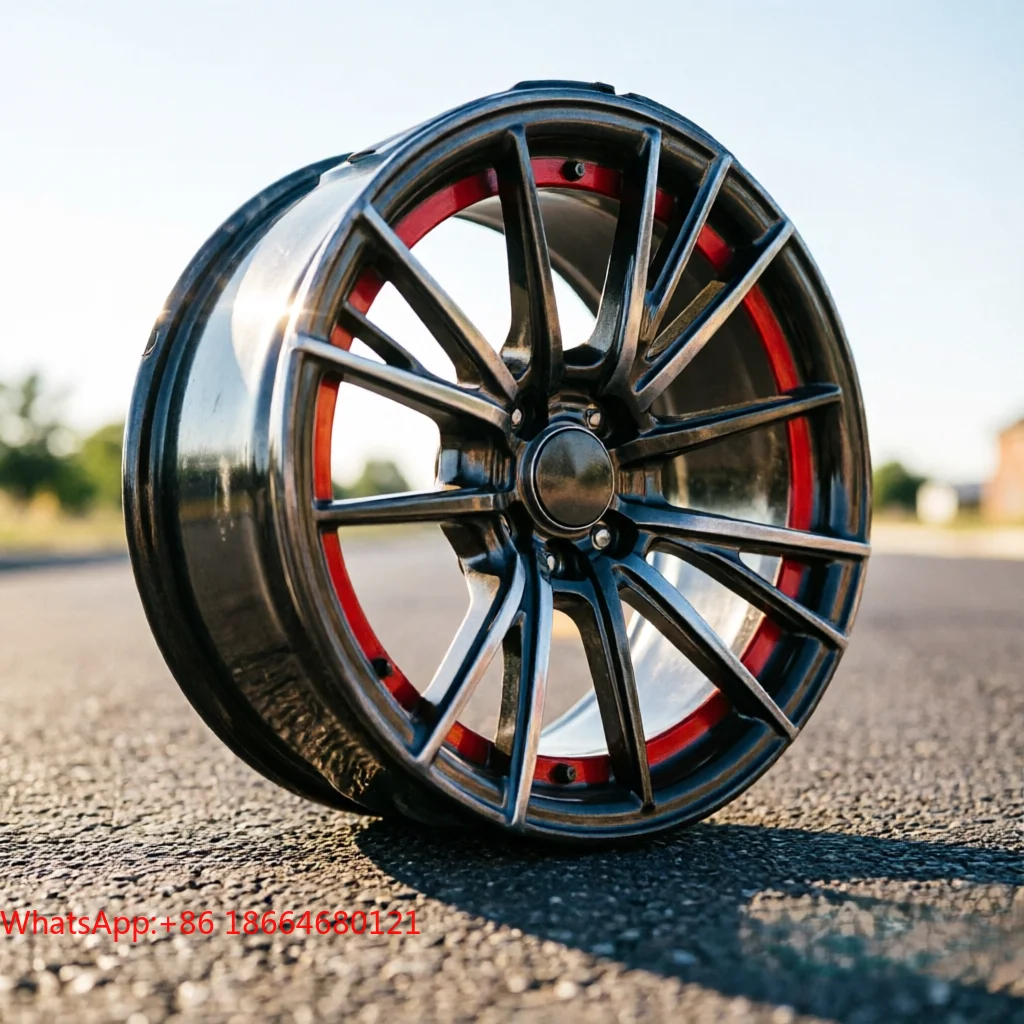 Jihoo New High Quality 15 Inch 8x100 8x114.3 CB73.1 Black Machined Lip High Performance Fit W205W205,W213,W166,X156,W257