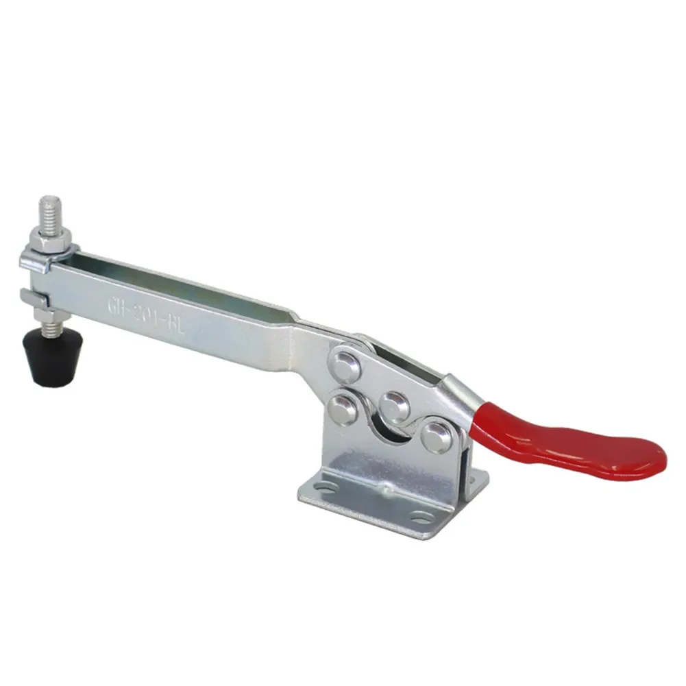 1pc Toggle Clamp Longer GH-201BL Quick Release Tool Fixture Toggle Clamp 90Kg 198Lbs Elbow Clamp GH-201BL Extended