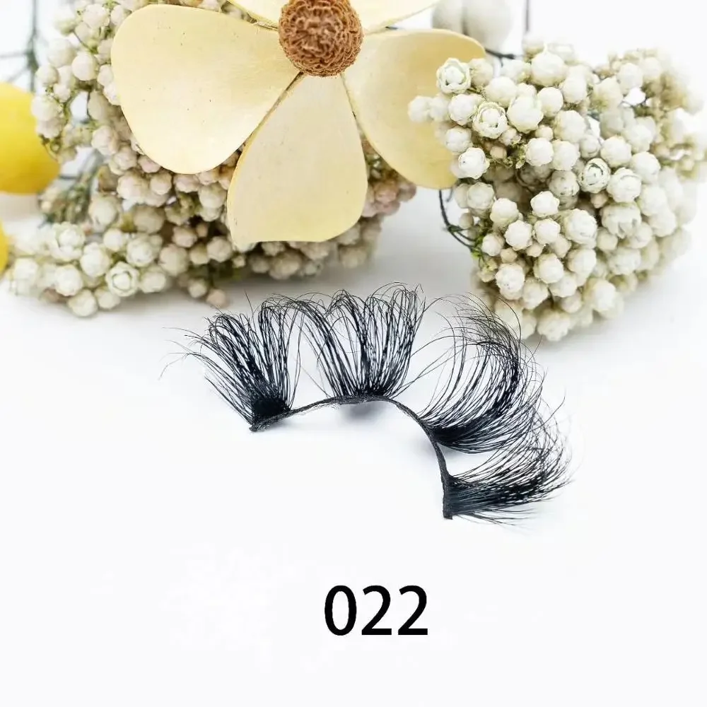 Pestañas de visón, pestañas de 10-25mm, pestañas de visón 3d esponjosas, Maquillaje, pestañas naturales largas dramáticas, Maquillaje de extensión de pestañas al por mayor