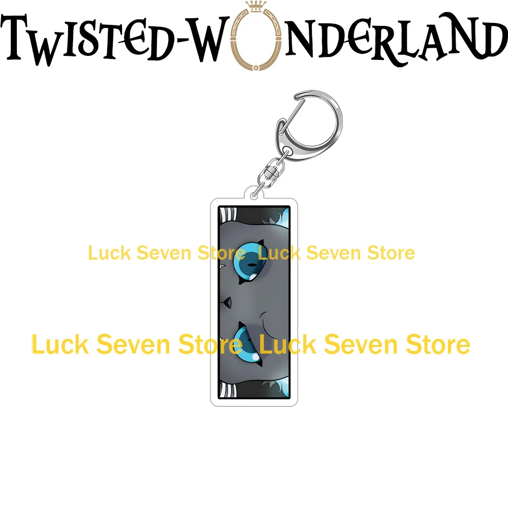 Twisted Wonderland Anime Eyes Panel Acrylic Keychain Rectangle Character Eye Close Up Bag Pendant Game Merch Collectible Gift