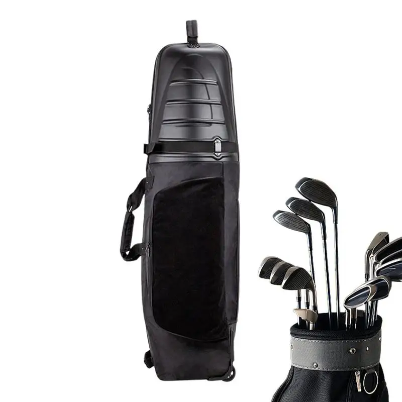 Golfluchtvaart Tas Hoes Met Wielen Hard Shell Golftas Standaard Beschermhoes Golfclub Opbergpakket Voor Golfbenodigdheden