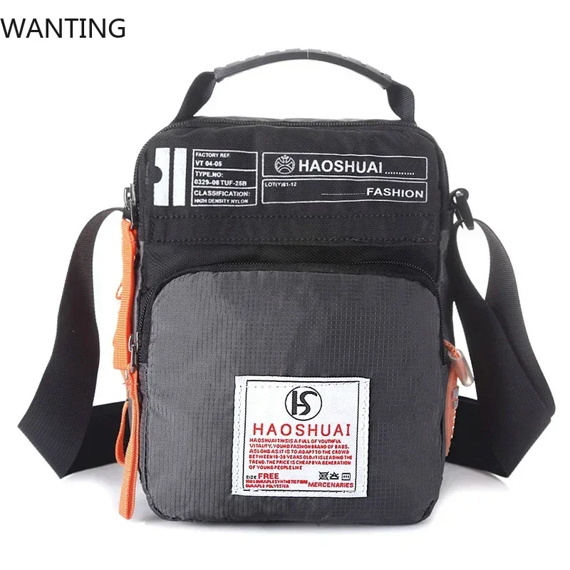 

Unisex High Quality Cross Body Top Handle Bag Fashion Trends Casual Handbag Nylon Sling Shoulder Messenger Tote Bags