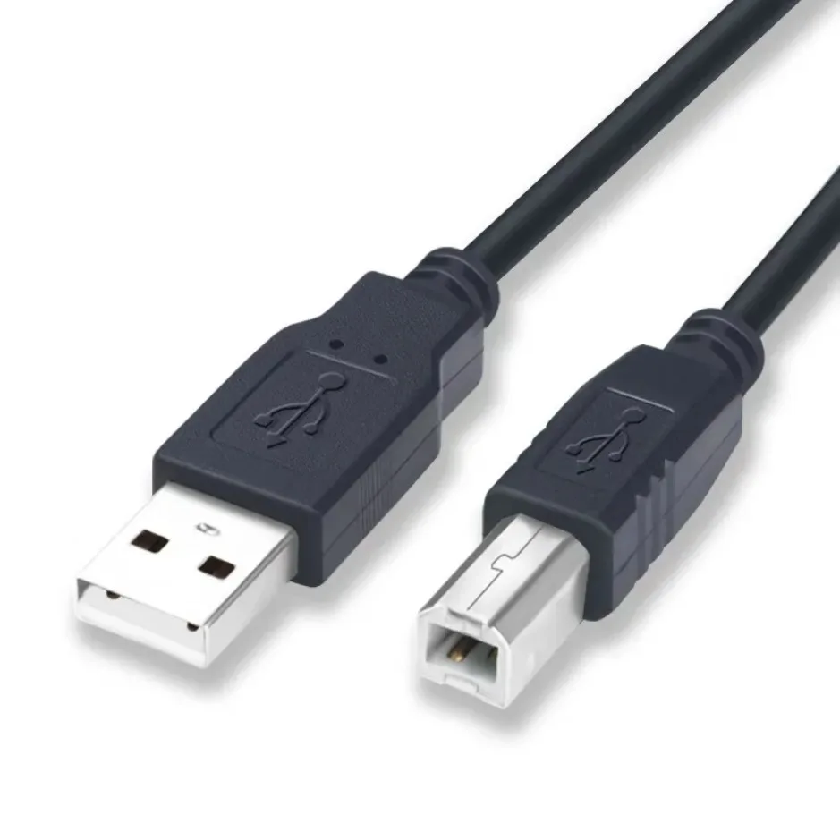 XIKCU 1 متر/1.3 متر USB عالية السرعة 2.0 A إلى B ذكر كابل الطابعة لكانون براذر سامسونج Hp إبسون سلك الطابعة كابل طابعة USB #5
