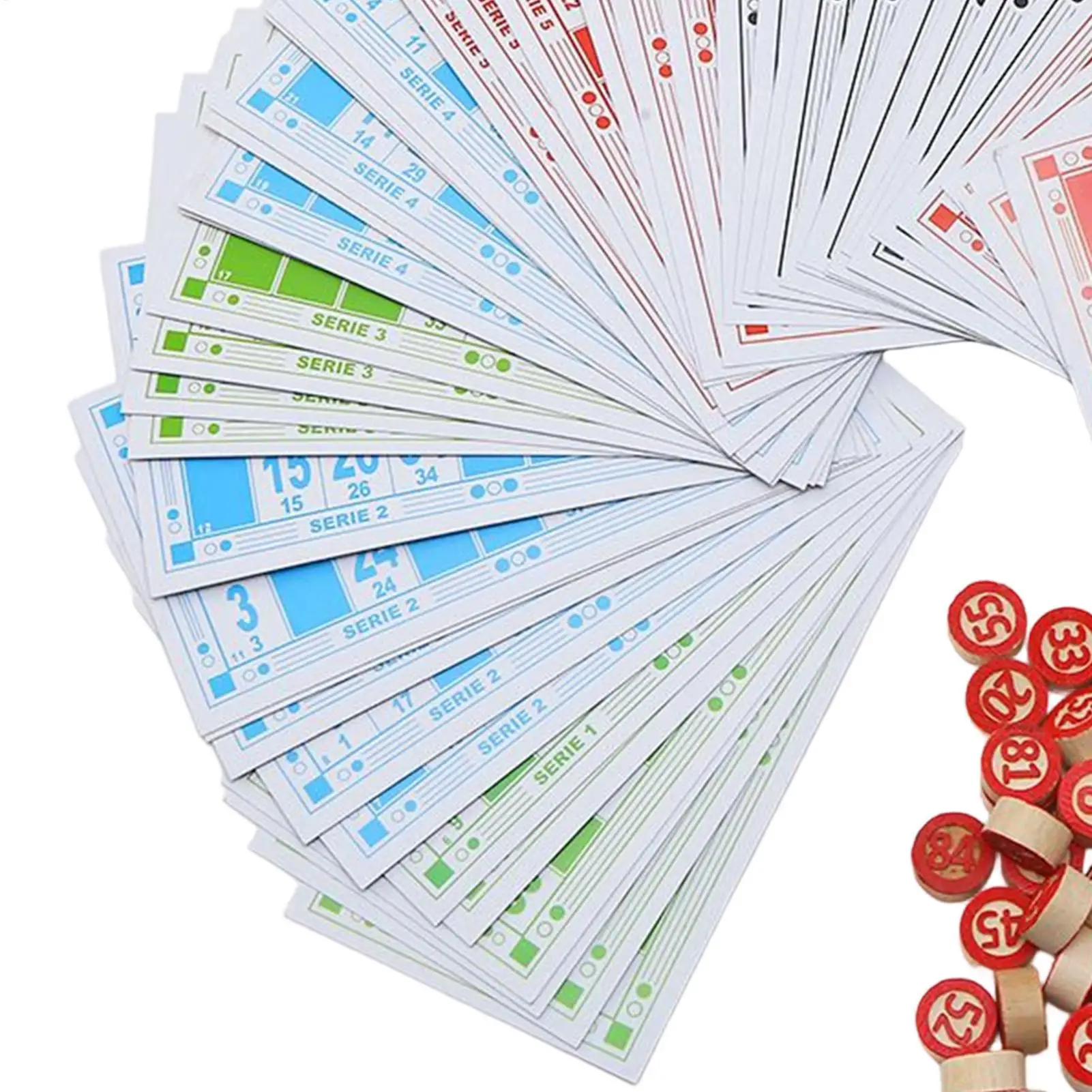 

Bingo Card Game Educational Interactive Vintage Family Bingo Game With Chess Cards For Kids Family Friends Group Play Night