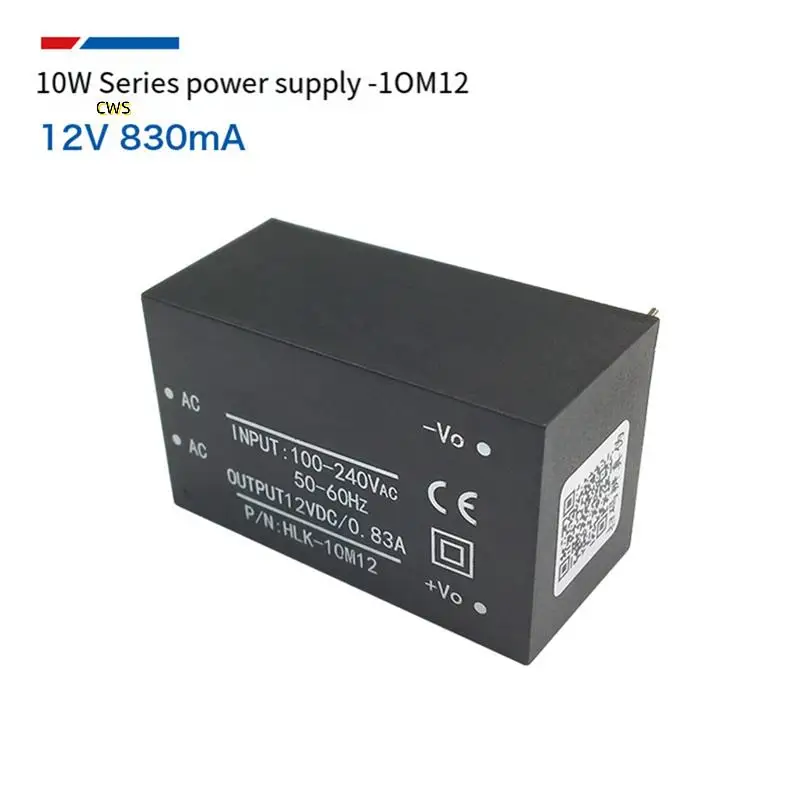 5 قطعة AC-DC وحدة امدادات الطاقة التيار المتناوب تيار مستمر محول 220 فولت إلى 12 فولت 10 واط التيار المتناوب تيار مستمر وحدة الطاقة HLK-10M12