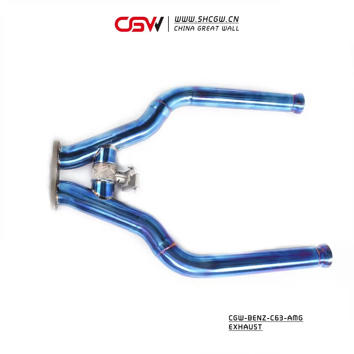 Picture 6: CGW Titanium Exhaust Tip Muffler Valvetronic for  W205 C63 C63S  4.0T 2015-