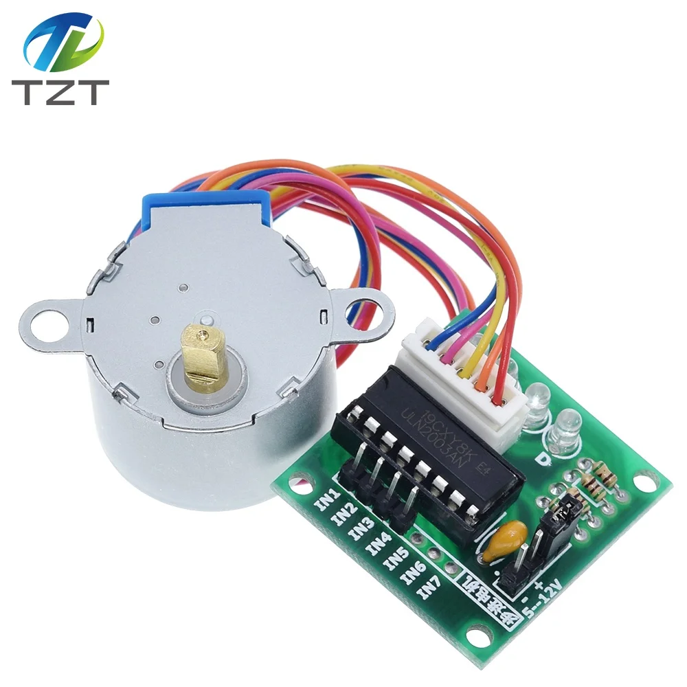 diytzt-1-лот-28byj-48-5v-4-фазный-шаговый-двигатель-плата-драйвера-uln2003-для-arduino-1-шаговый-двигатель-1-x-плата-драйвера-uln2003