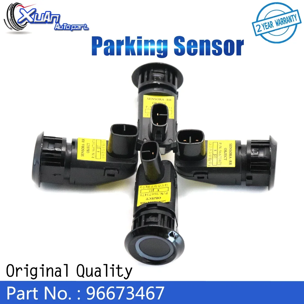 XUAN 4pcs PDC Ultrasonic Parking Sensor Bumper Reverse Assist 96673467 For Chevrolet Captiva Sport 96673464 96673474 96673471