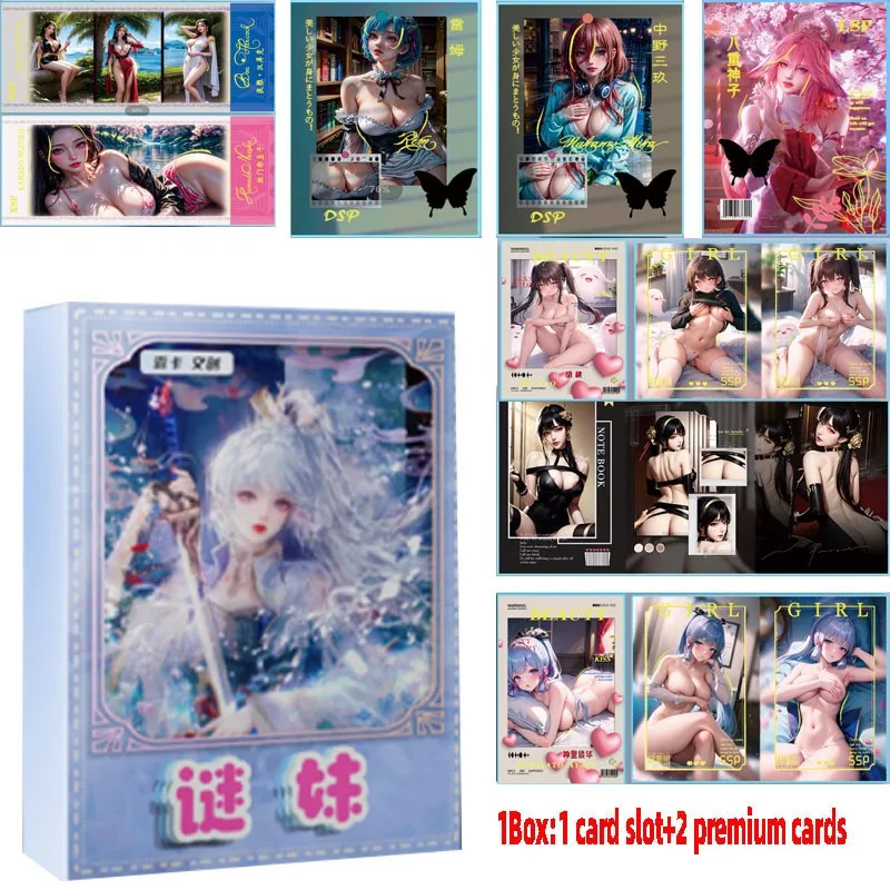 

2024 Goddess Story Mystery Girl Cards Folder Waifu Tcg Cards Sexy Girl Tcg Feast Booster Box Doujin Toy Hobbies Gift