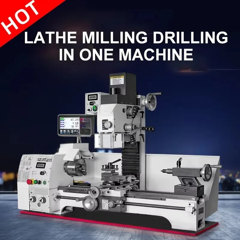 FS-290VS 1500W Multifunctional Auto-Feeding Horizontal Lathe Machine Versatile 1500W Engine for Milling & Drilling Metalwork