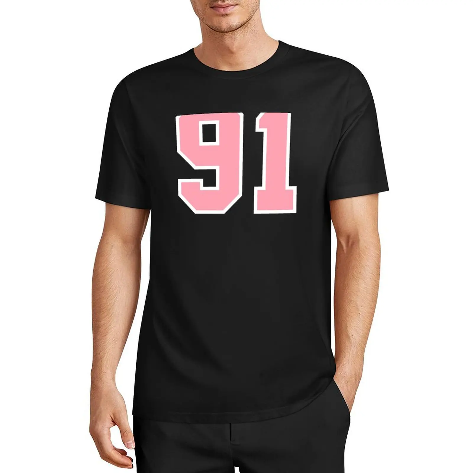 

Pinky 91 Number ninety-one Girls Jersey T-Shirt plain oversized t shirt graphic tee shirt cute tops mens t shirts top quality