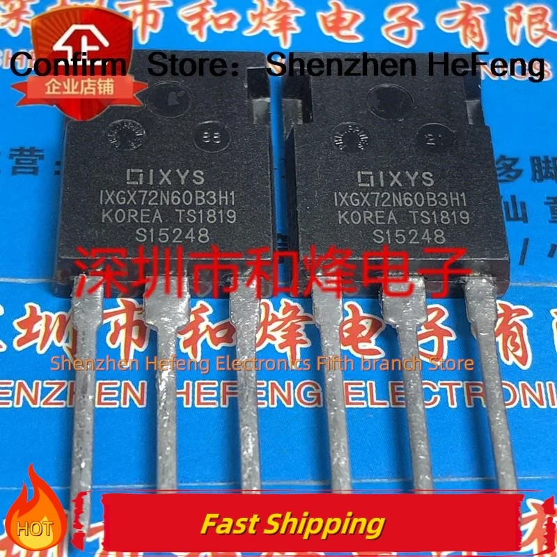 5PCS-10PCS IXGX72N60B3H1  TO-247 600V 72A   NEW AND ORIGINAL  Quality Can Be Purchased