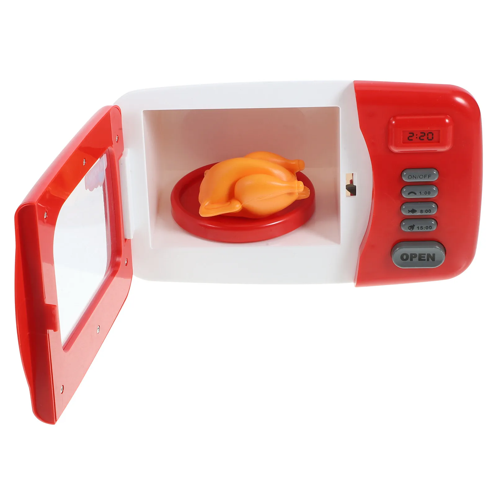 

1Pcs Simulated Microwave Oven Creative Playhouse Furniture Miniature Children Interactive Educational Household Appliance Decor