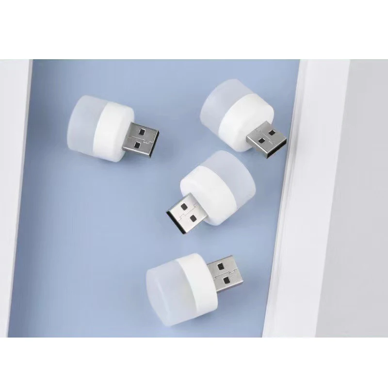 Mini veilleuse USB portable créative, protection des yeux pour chambre à coucher, LED 5V, ordinateur, alimentation mobile, prise de charge, lampe