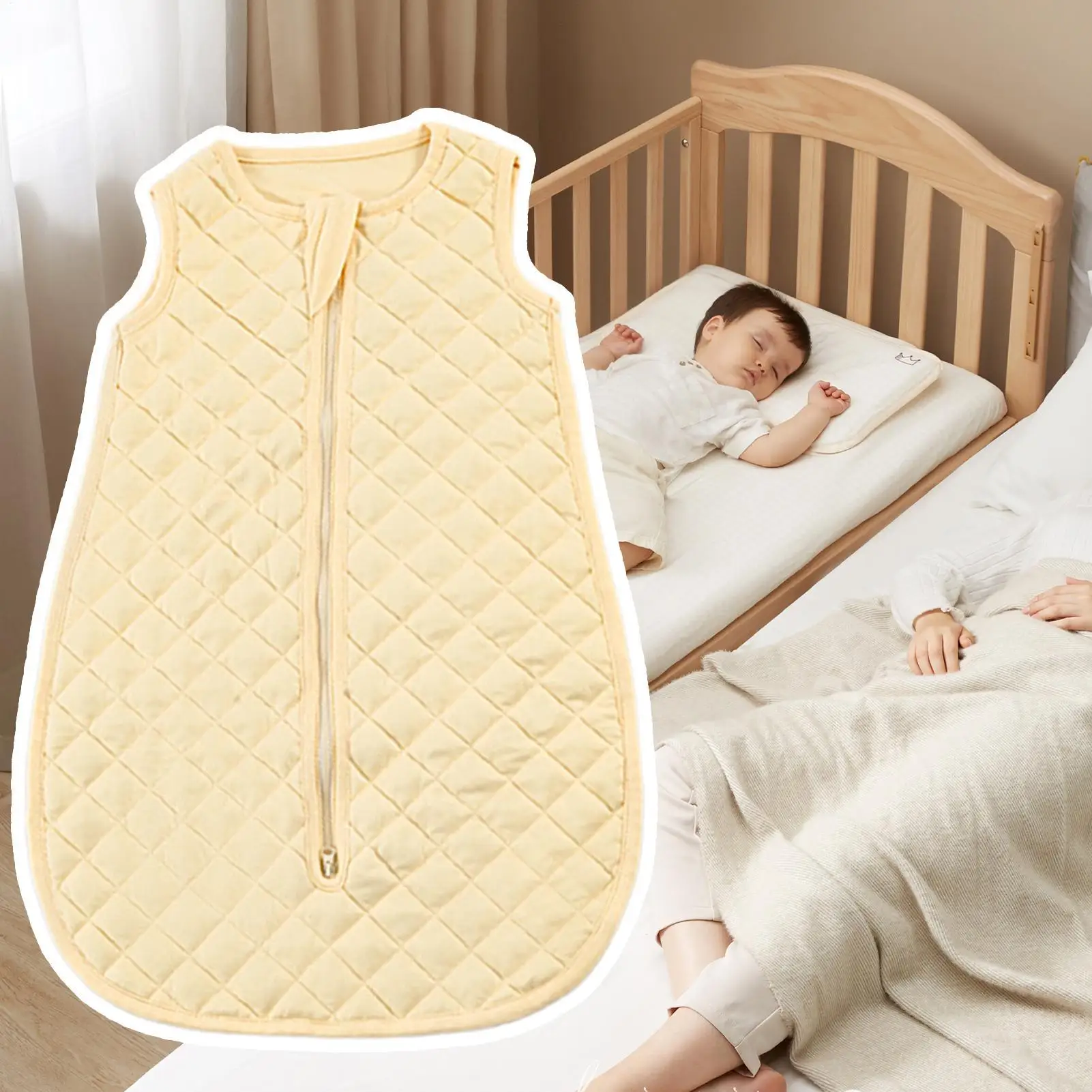 Детский спальный мешок, хлопковый тонкий спальный мешок, натуральное удобное носимое одеяло, спальный мешок, пеленание для кемпинга, детского сада, лето