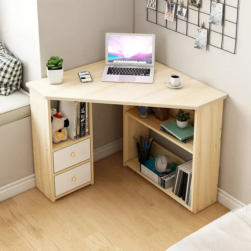 Small Corner Desktop Computer Desks Against The Wall Office Desk Bedroom Furniture Student Study Table Balcony Gaming Tables